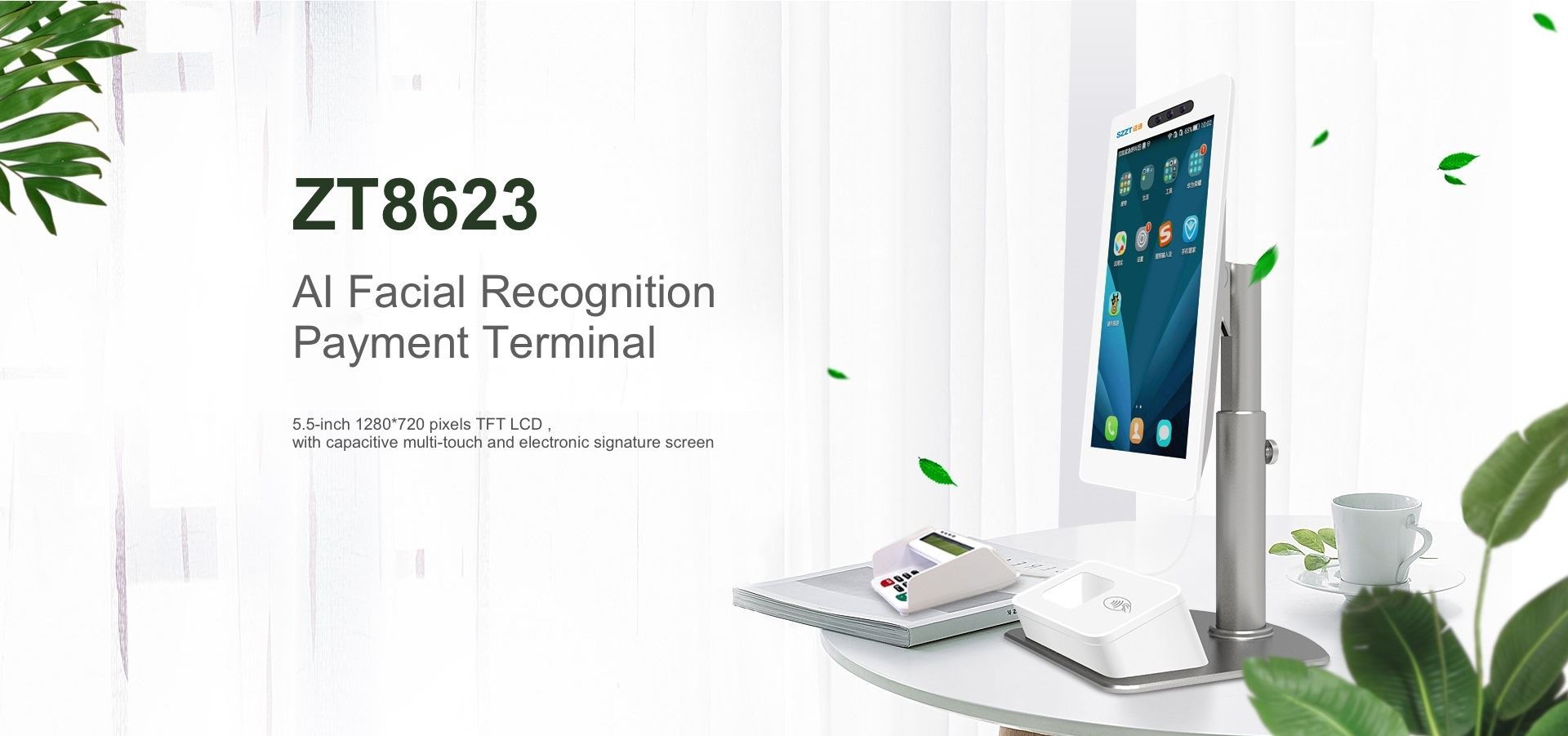 SZZT ZT8623 - Tính năng nhận diện khuôn mặt thanh toán